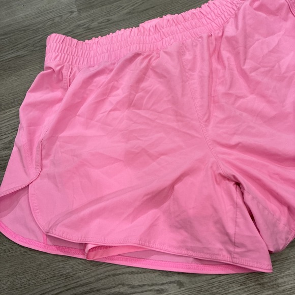 Avia Women's High Rise Running Shorts with Bike Liner Pink Delight Sz XL (16-18) - Picture 3 of 6